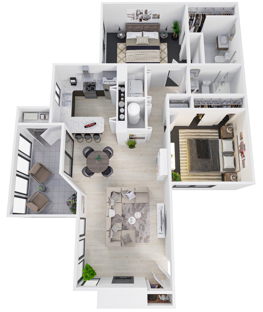 B1R floor plan